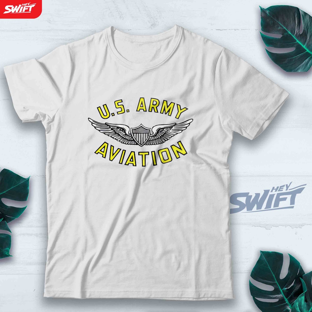 KAOS US Army Aviation Military TSHIRT BAJU DISTRO