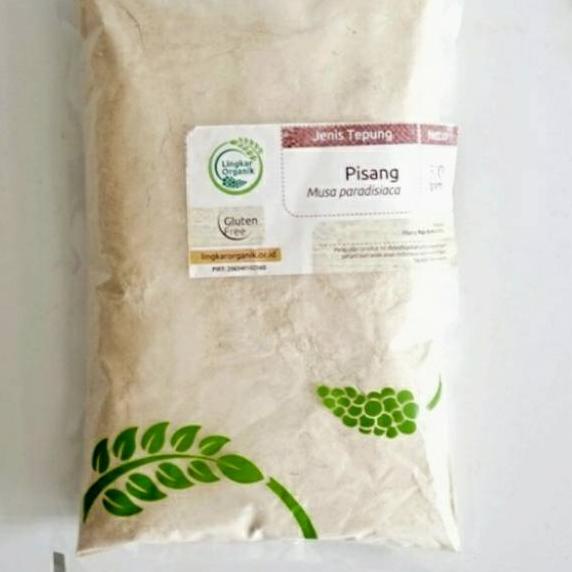 

✨Promo✨ Hari Ini Lingkar Organik Tepung Pisang 500 Gram | Organic Flour | Tepung MPasi | Tepung Gasol murah