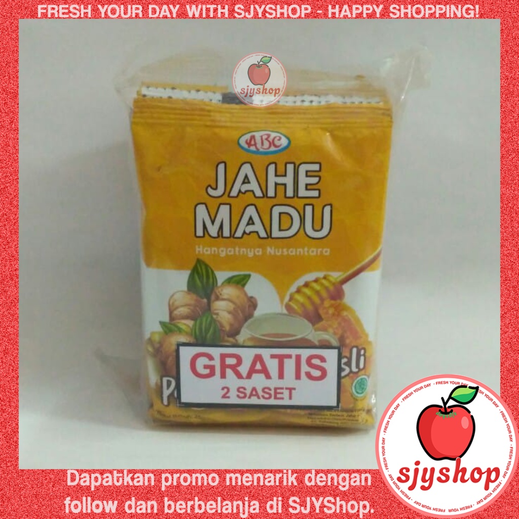 

ABC Jahe Madu 25gr / isi 10 pcs / Produk Hemat - Oleh Oleh Jogja - SJYShop