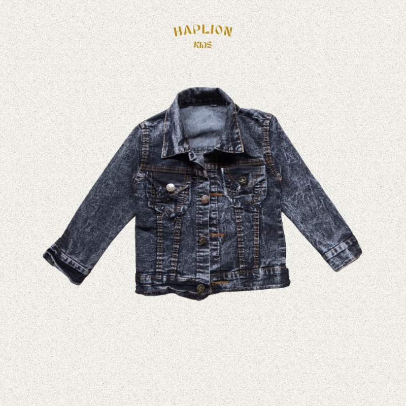 Jaket Jeans Anak Umur 1 - 9 Tahun Jaket Denim Anak | Haplion Kidswear