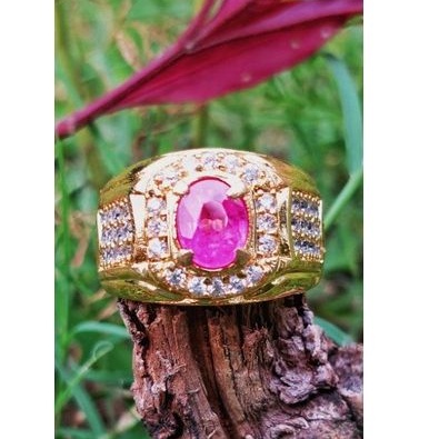 CINCIN BATU PERMATA RUBY ROSE CATAM ( HIGH QUALITY )