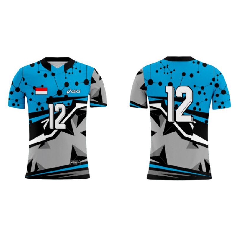 kaos Jersey volly full Printing