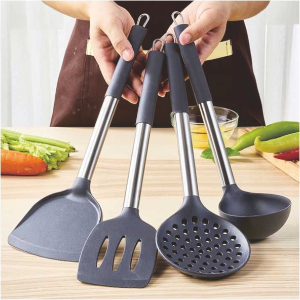 Spatula Stainless Steel Kitchen Set | Perlengkapan dapur | Alat masak anti karat