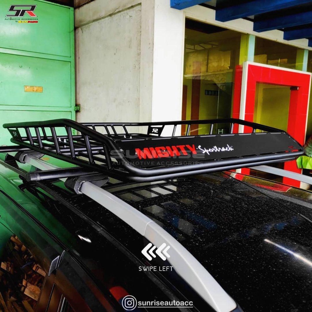 Jual Paket Rak Mobil Universal Model Mighty Cross Bar Rhino Biji Shopee Indonesia