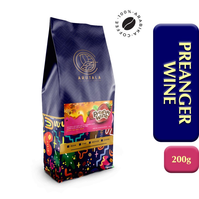 

ARUTALA Kopi Arabika Jawa Preanger Wine 200 gram