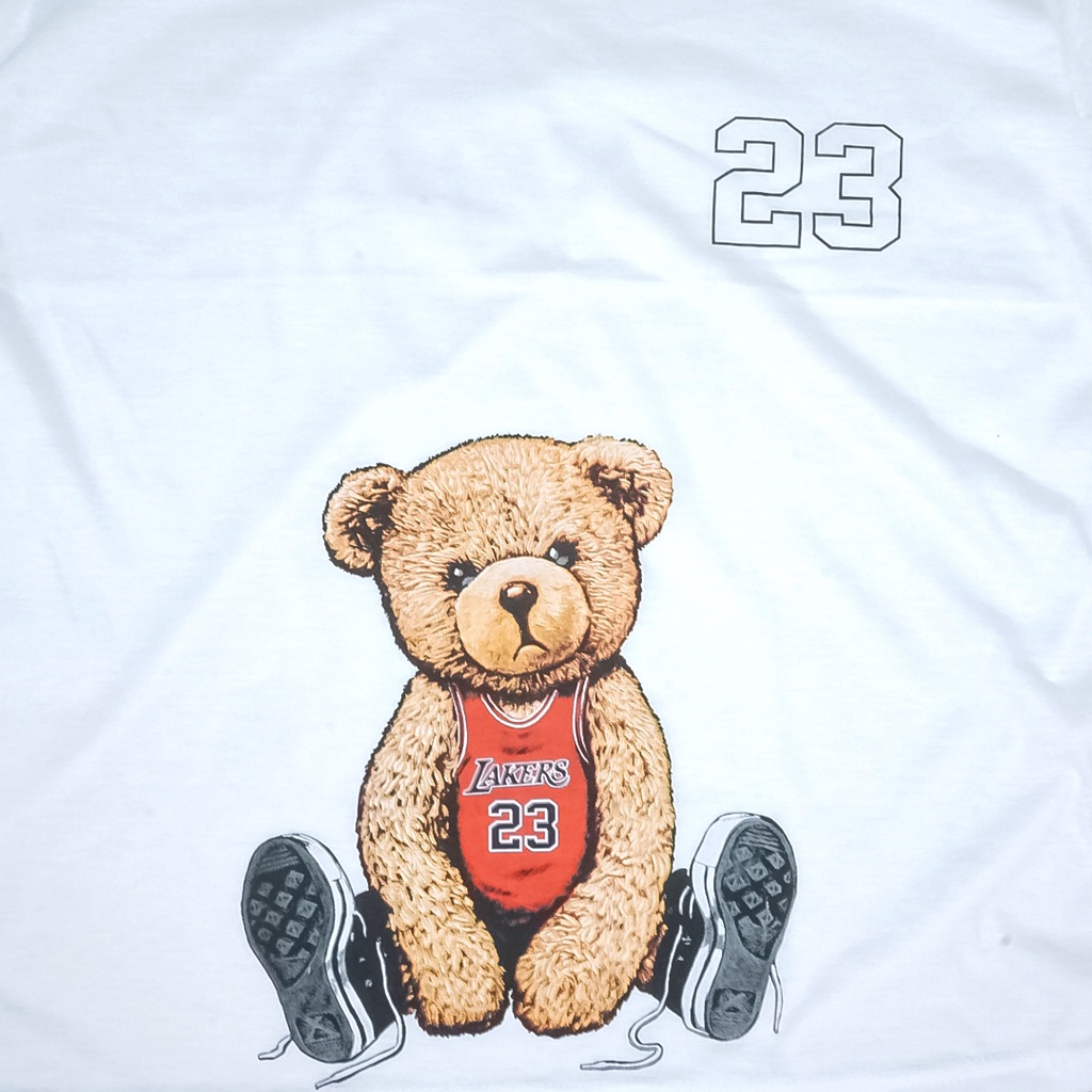 MakeGrosir - KAOS OVERSIZE BASKETBALL BEAR