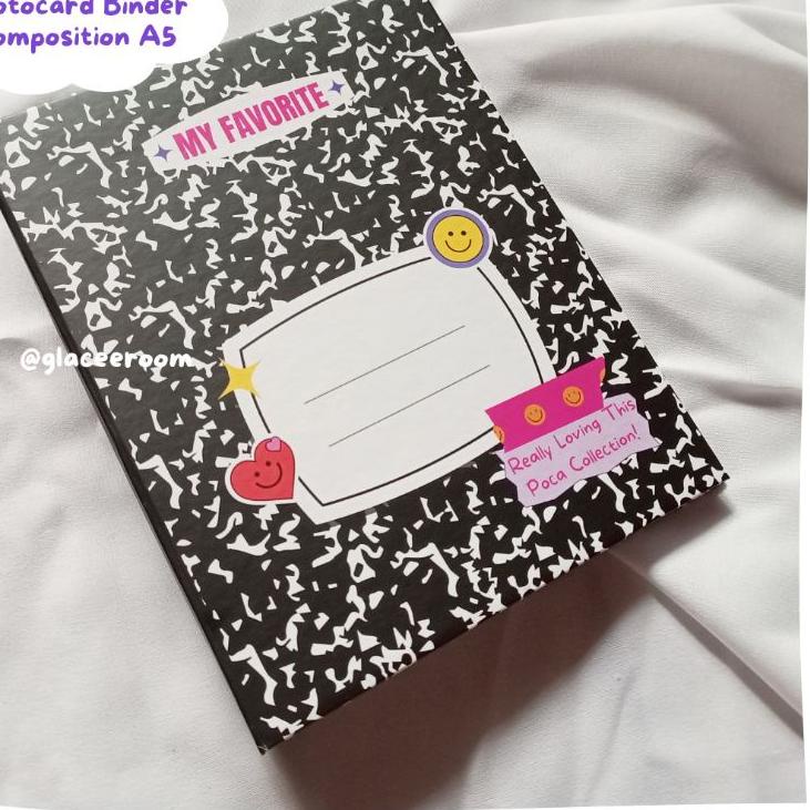 

artC7o2N--Binder photocard Composition A5 6 ring | Binder Photocard album