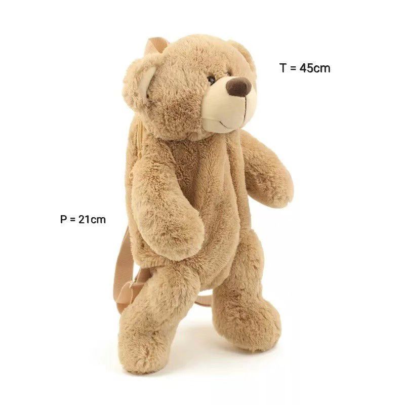 Bilqis - Tas Ransel Boneka Beruang Tas Boneka Remaja Tas Ransel Wanita