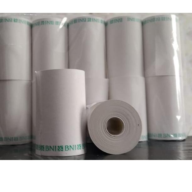 

Stock Banyak★ 10 Roll - Kertas thermal BNI, Mandiri, Polos 57x38 mm, BRI 57x33 mm, Permata, OVO, DKI 57x40 mm 51