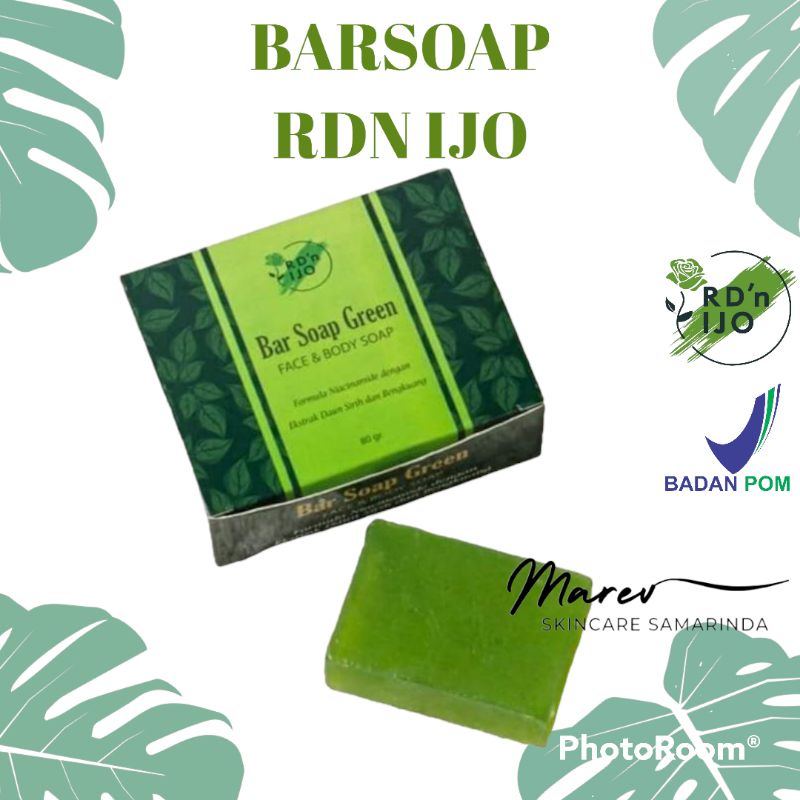 Barsoap Sabun RDN ijo with Niacinamide BPOM