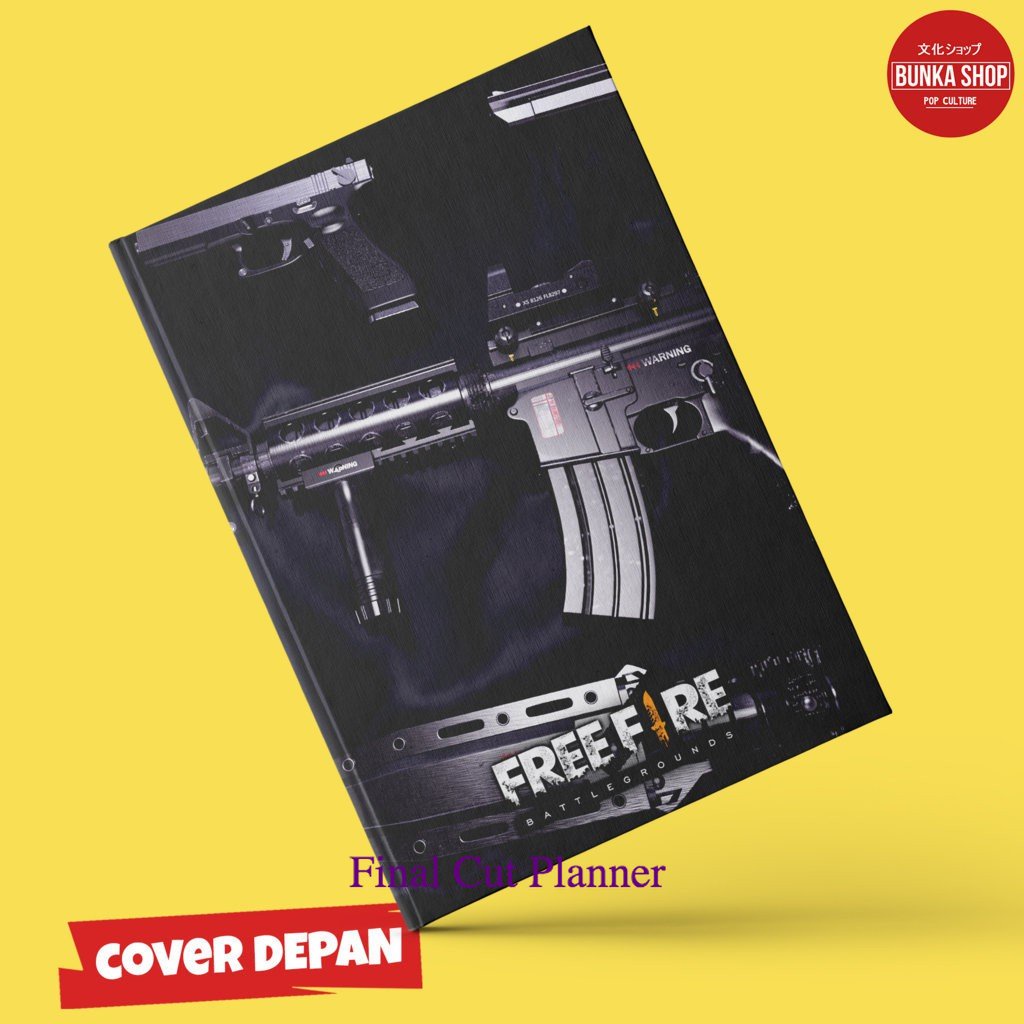 

Note Book Game Free Fire Weapon A Hardcover A5 .