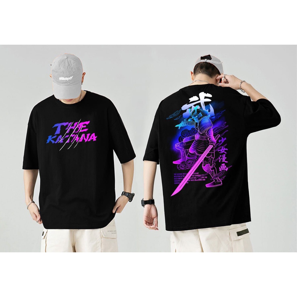 Kaos murah Kaos distro murah baju  distro pria t-shirt murah combed30s samurai warna warni