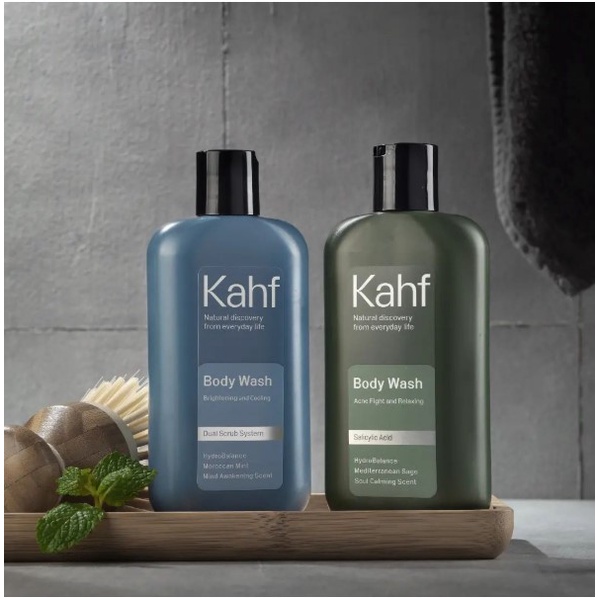 Kahf Acne Fight and Relaxing Body Wash 200 ml - Sabun Mandi Pria