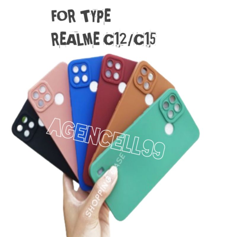 SoftCase Casing Realme C12/C25/C25S Silikon Pelindung Belakang HP Camera