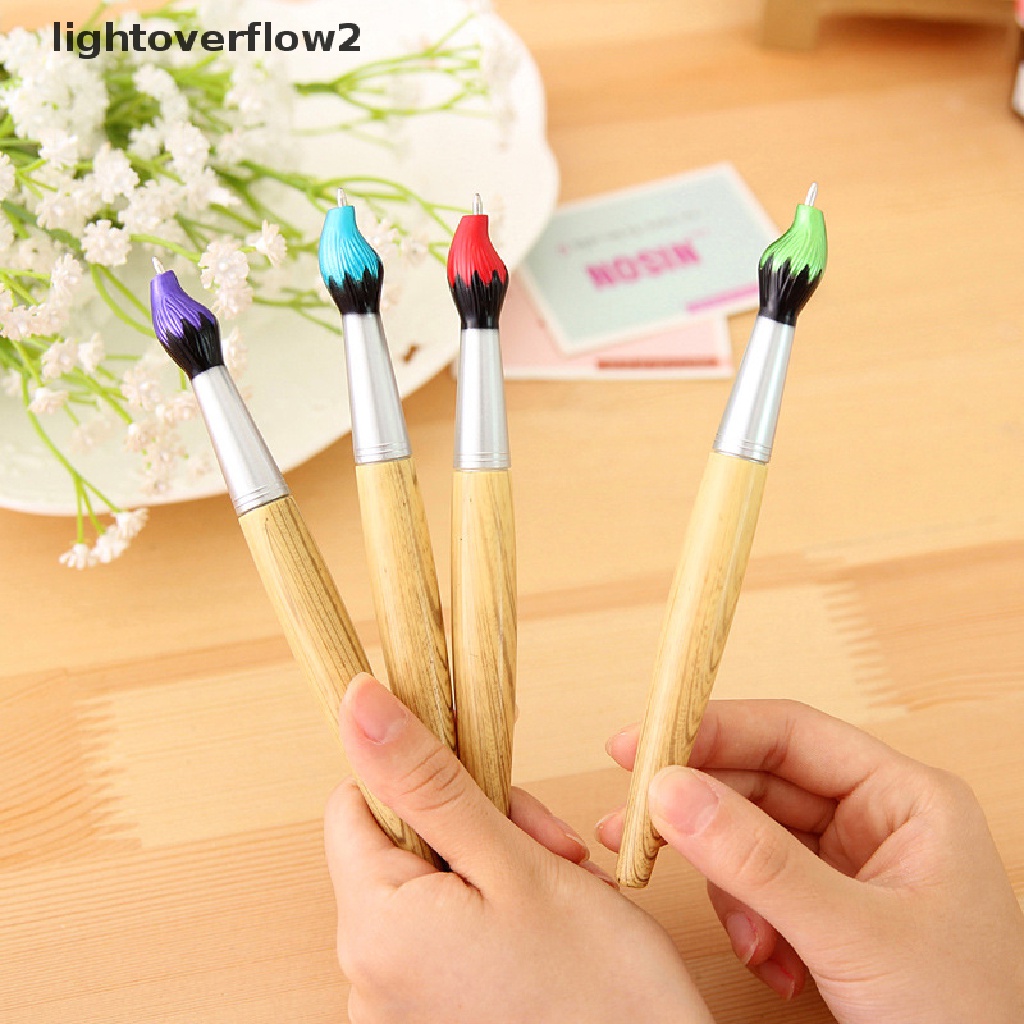 (lightoverflow2) Pulpen / Bolpoin Model Kuas Cat Minyak