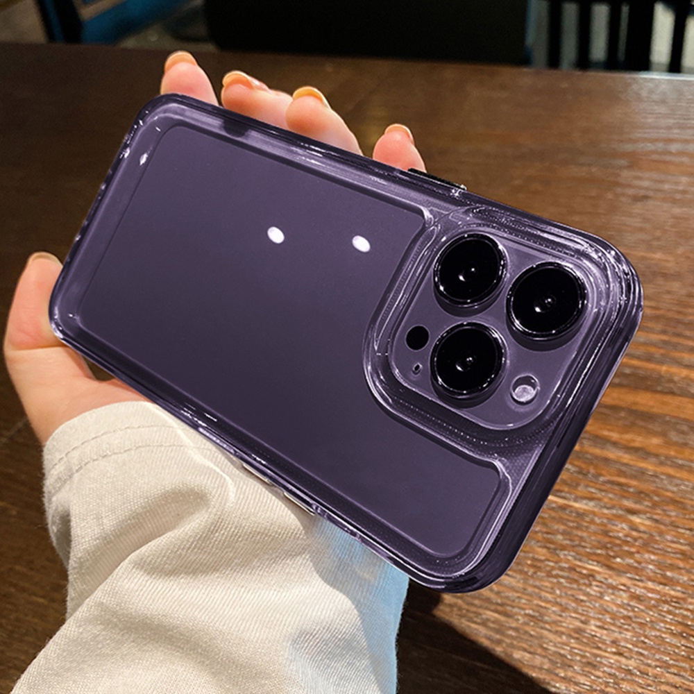 IPHONE [2Gen] Casing Ponsel Perisai Luar Angkasa Untuk Iphone14 13 12 11 Pro MAX XS MAX XR X7 +8 Plus Transparan shockproof Clear back cover