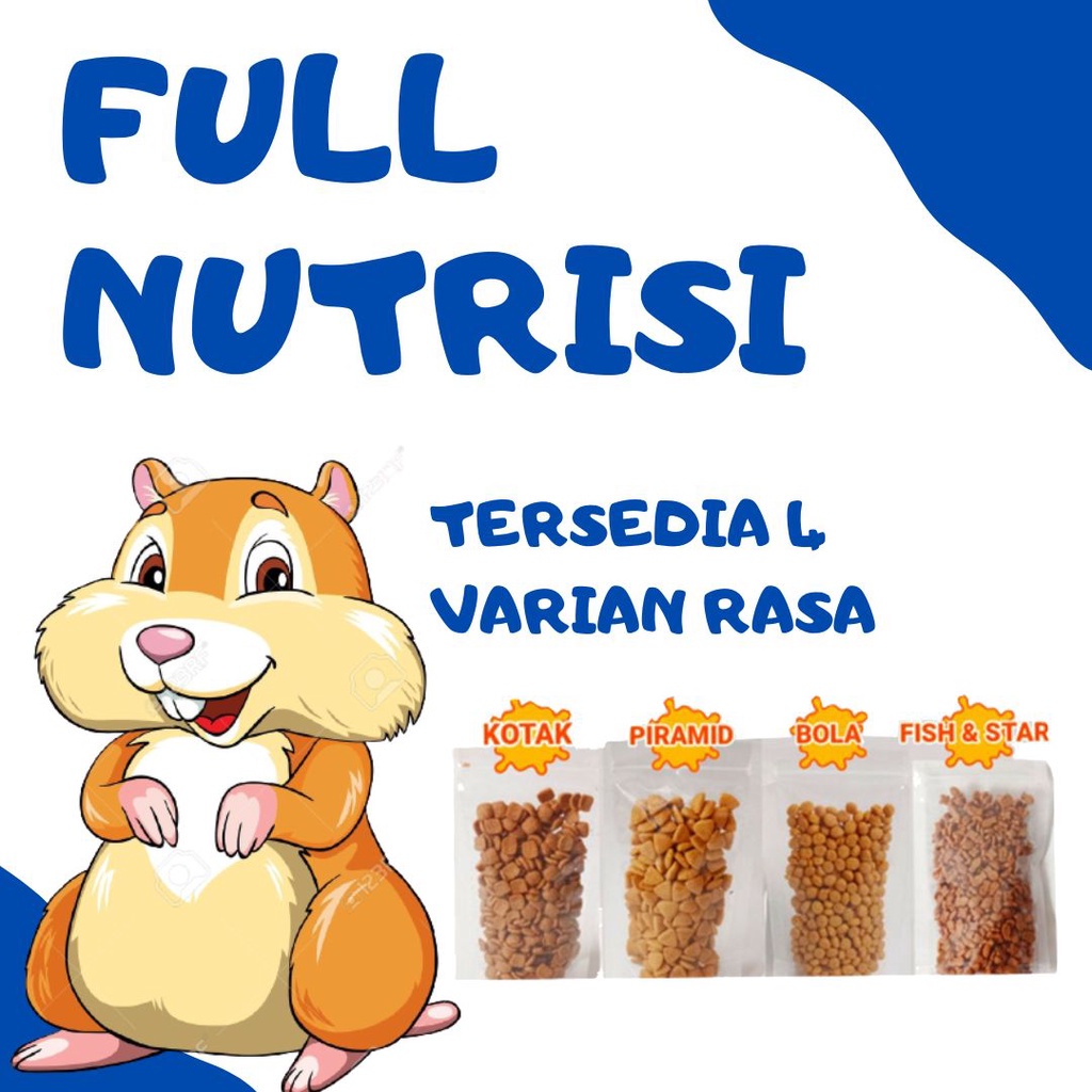 Snack Food 100gr / Makanan Hamster / Snack Hamster FEZONE