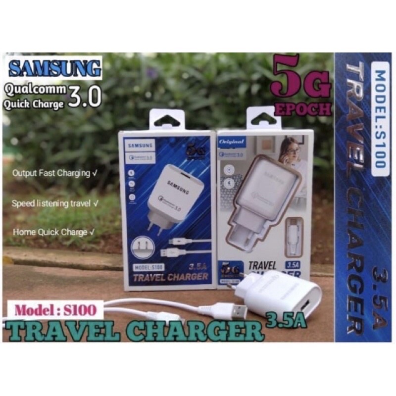 Charger 5G 3.5A TC Branded Micro 1 usb Merek S100