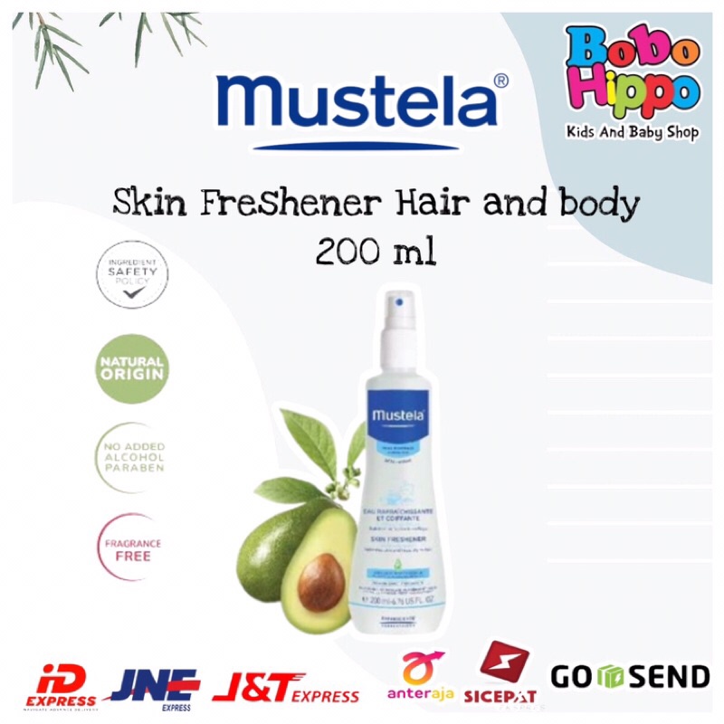 Mustela Skin Freshener Hair And Body 200ml