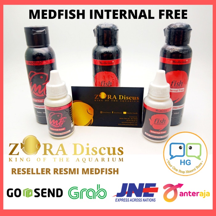 Reseller Resmi Obat Ikan MEDFISH Internal Free Per Botol