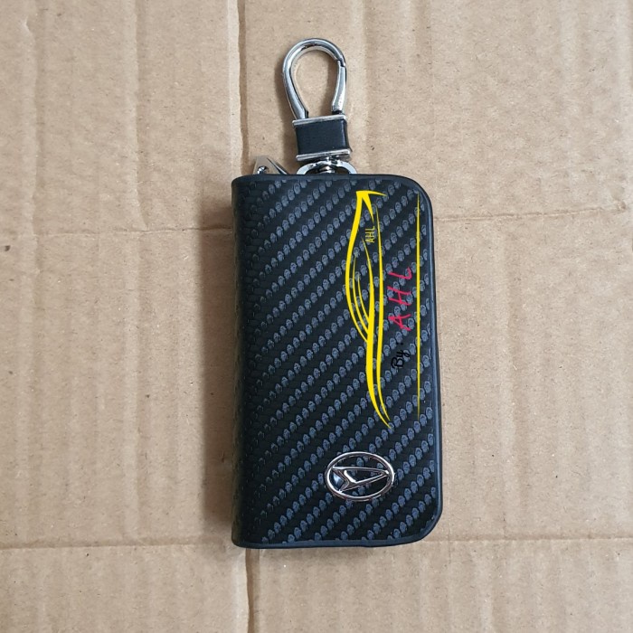 Dompet STNK Mobil Motif Carbon Daihatsu Ayla