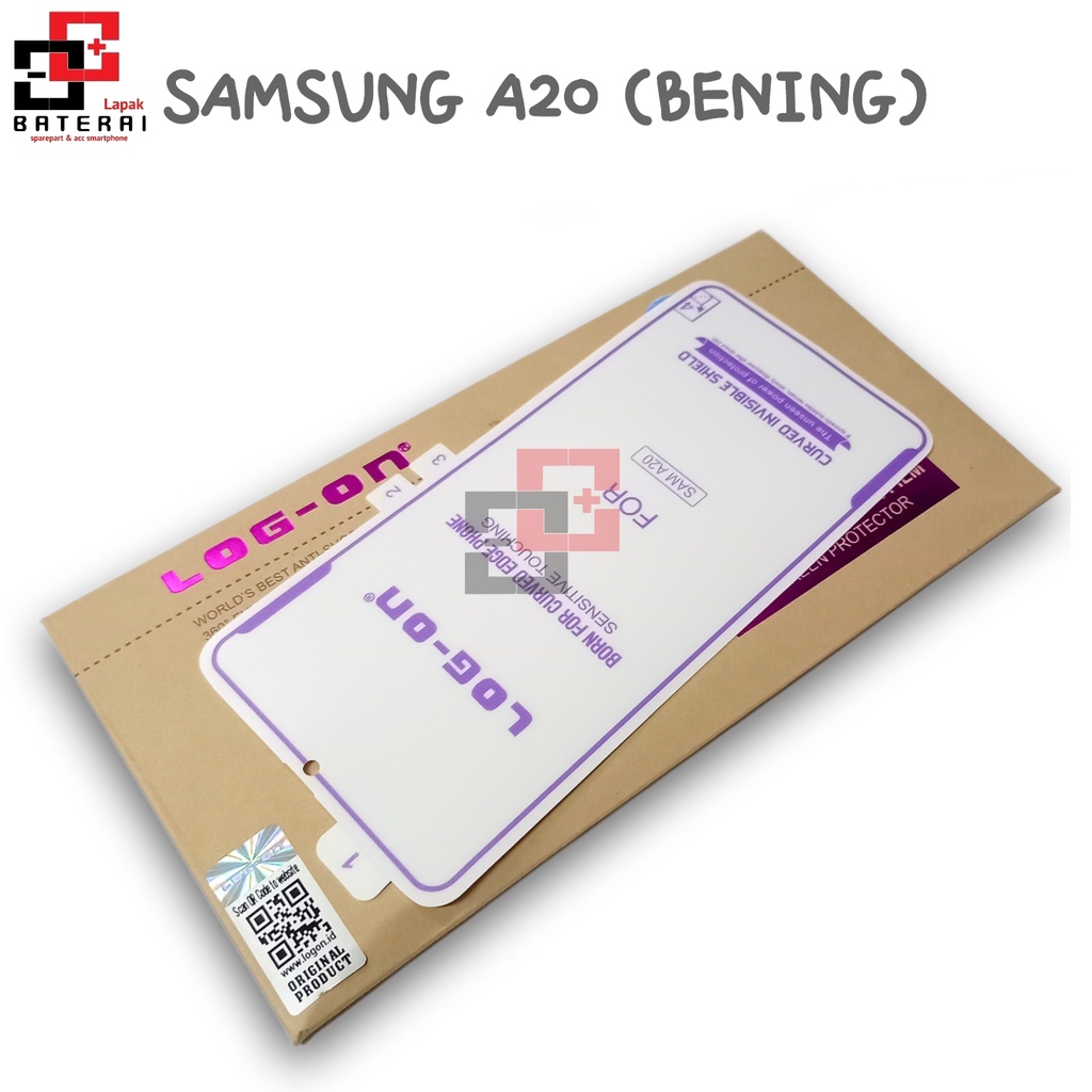 LOG  - ON Anti Gores SAMSUNG A20 - hydrogel antishock