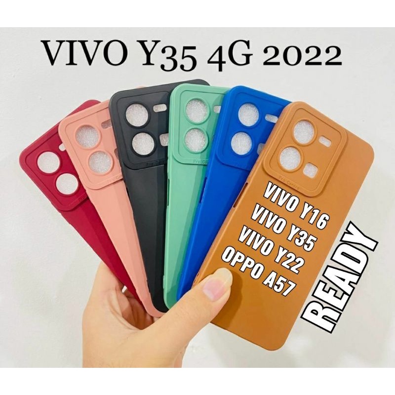 SILIKON SOFTCASE PRO CAMERA TPU MACARON PELINDUNG CAMERA VIVO Y16 / VIVO Y16 4G / VIVO Y16 4G 2022 / VIVO Y22 / VIVO Y22 2022 / VIVO Y35 / VIVO Y35 / VIVO Y35 4G / VIVO Y35 4G 2022 / OPPO A57 4G 2022 / OPPO A57 / OPPO A57 4G