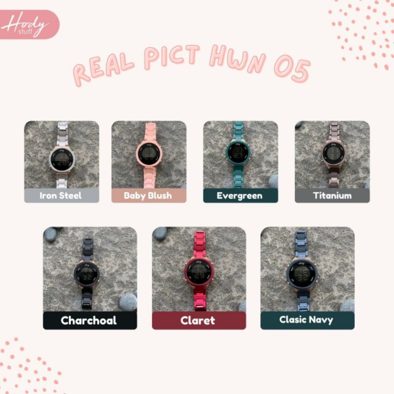 Hody Watch HWN 05 HW N03 HWN05 Garansi ORIGINAL Ori Jam Tangan Wanita