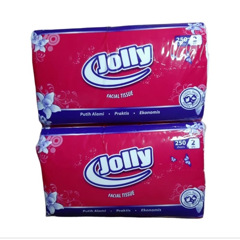 PROMO TISU JOLLY TISSUE JOLLY 250 SHEET 2 PLY TISU KERING MURAH TISU MURAH JOLLY