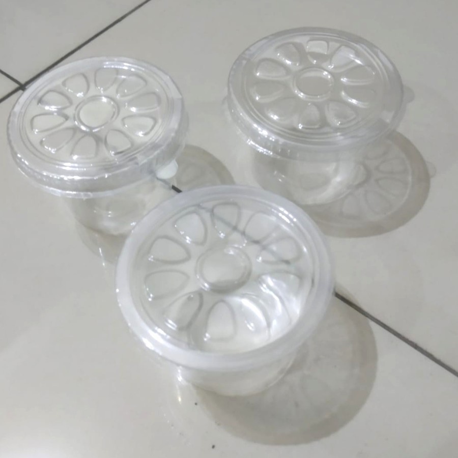 Jual Gelas Puding Ml Tutup Gelas Plastik Kecil Gelas Agar Jelly