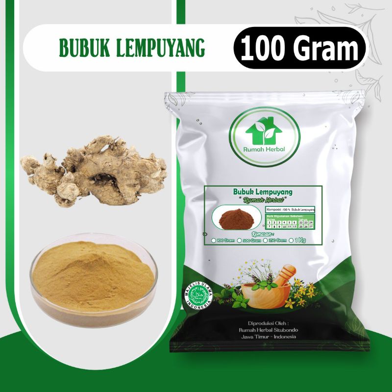 

Bubuk lempuyang murni kemasan 100gram