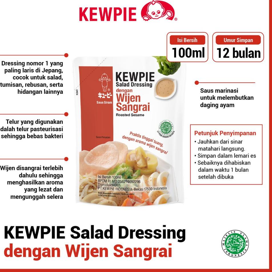 

Top Design--KEWPIE Suas Siram dengan Wijen Sangrai @100ML