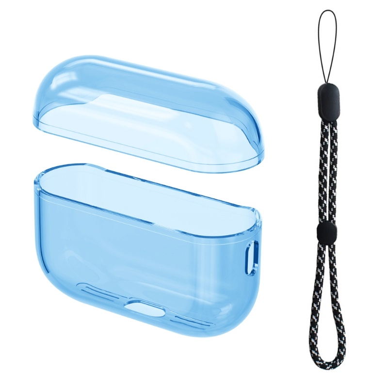 Bt Soft Skin Shell Case Untuk Pro2 Earbuds Rumah Penutup Anti Gores Dengan Lanyard