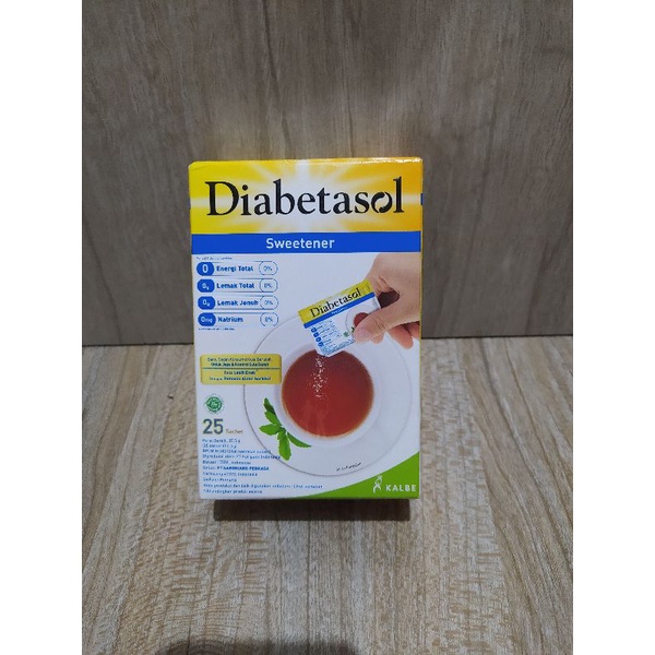 

Diabetasol Zero Calorie Sweetener isi 25