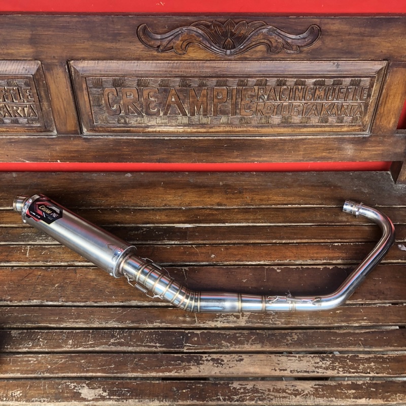 Knalpot Creampie CB Tiger GL Megapro Original Jogja