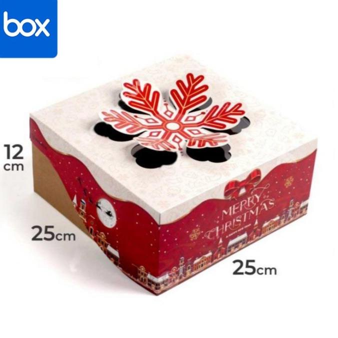 

((((()paling dicari] Cake Box Natal Kardus Hampers Christmas Dus Packaging Accessories