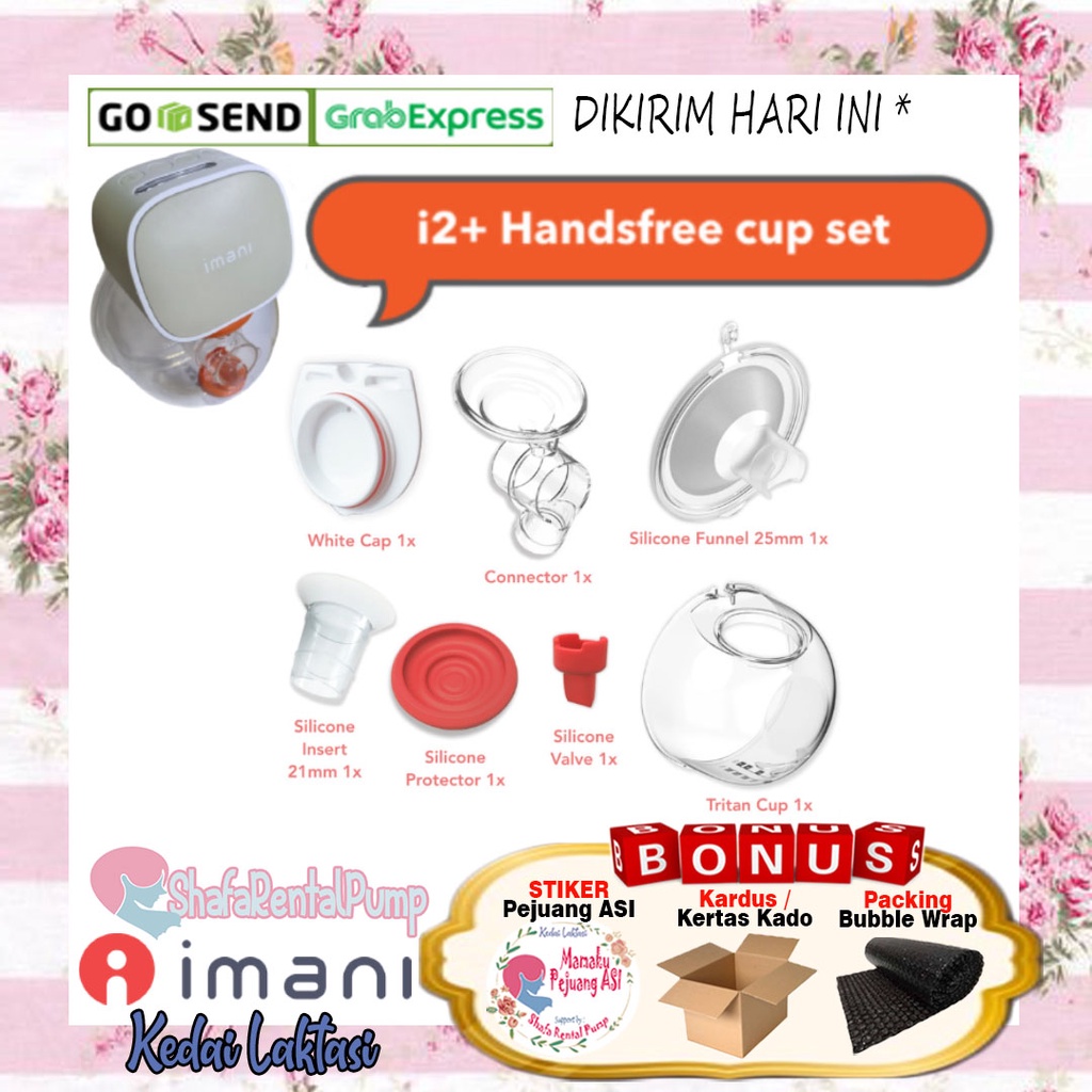 Cup Handsfree Imani i2+ / Handsfree Cup Set i2+ / Sparepart imani i2+