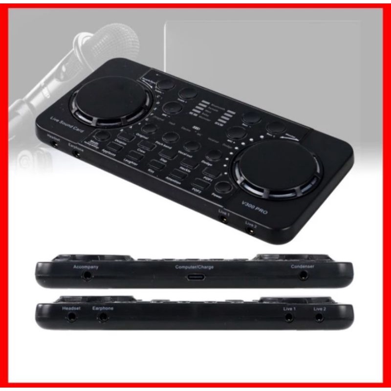 Soundcard Sunski audio bluetooth V300 pro audio USB external soundcard