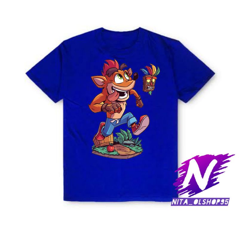 crash bandicot baju anak ctr crash bandicoot