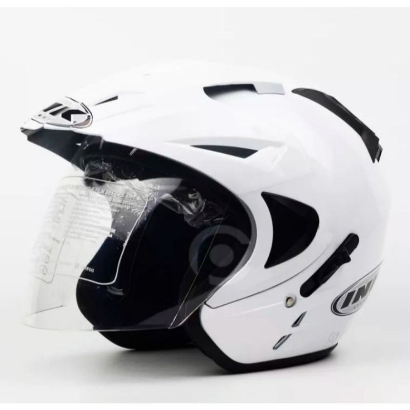 HELM INK DOUBLE VISOR WARNA BIRU METALIK MERK ARL SNI