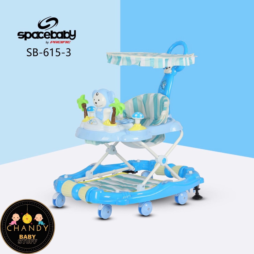 BABY WALKER SPACE BABY SB 615-3 ADA REM BISA AYUN