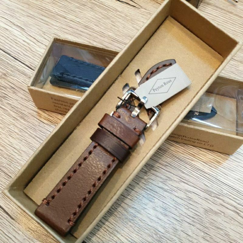 Strap tali jam tangan kulit full leather peyton Rous murah grosir