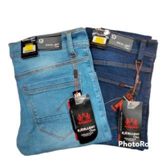 Celana Panjang Jeans Pensil Pria~EXCELLENT