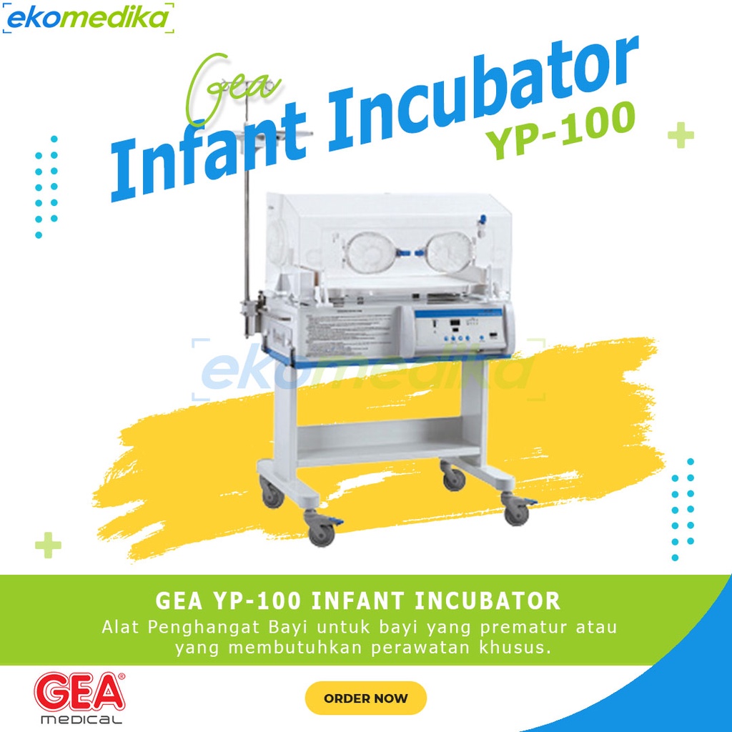 Penghangat Bayi GEA Infant Incubator YP100 Inkubator Baby Bayi Prematur / Incubator Bayi Kuning YP-1