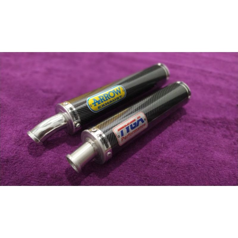 Silencer 2tak carbon Ninja satria fizr rxking by tyga arrow