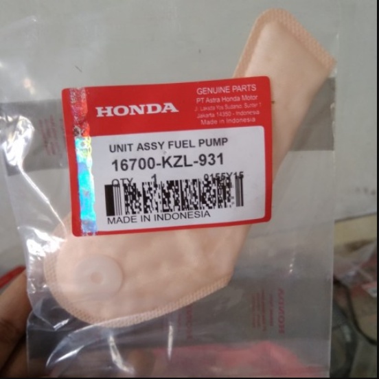 Filter Fuel Pump Bensin Motor Honda Beat Fi Scoopy KZL