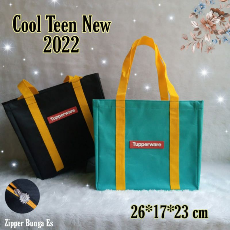 Tas bekal Terbaru New Cool Teen  2022 ( Zipper bunga Es )