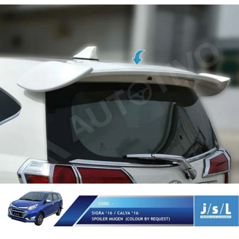 Sigra Calya spoiler topi belakang