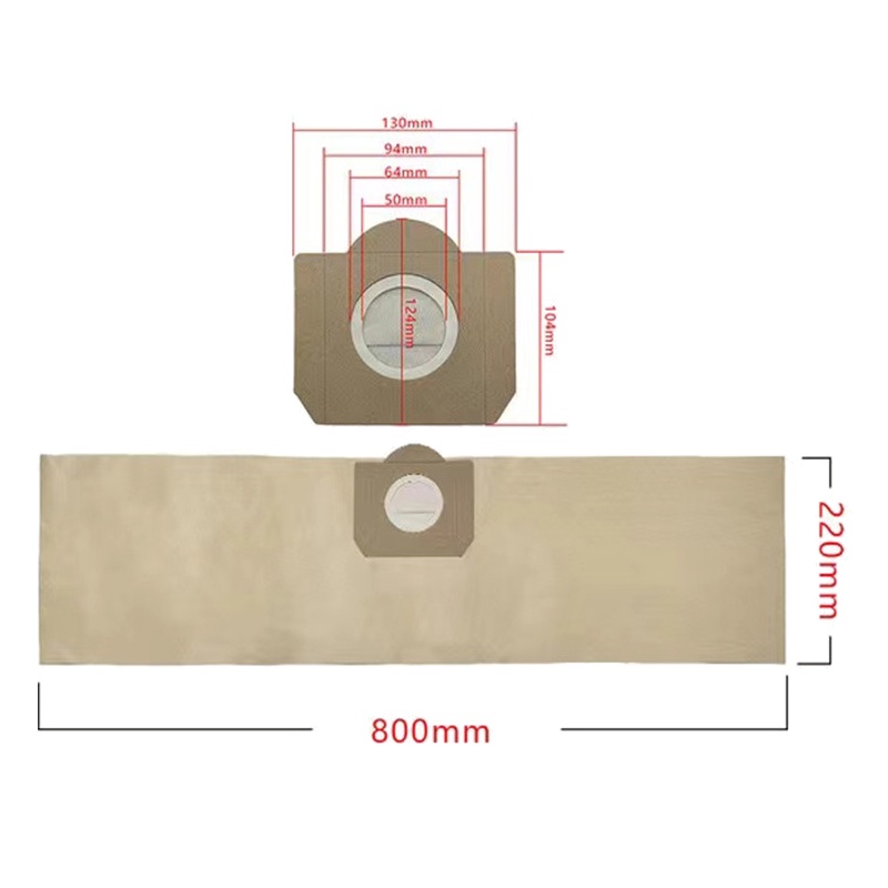 Kantong Kertas Vacuum cleaner 6.959-130 Untuk Karcher A2204 A2656 WD3200 SE4001 MV1 MV3 WD3300