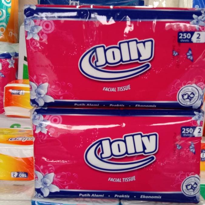tisu jolly 250 sheets 1/2 karton isi 24